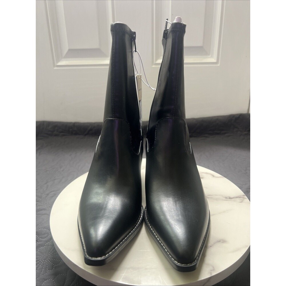 Universal Thread Black Aubree Ankle Boots NWT SZ 9.5 Western Cowgirl Indie Boho